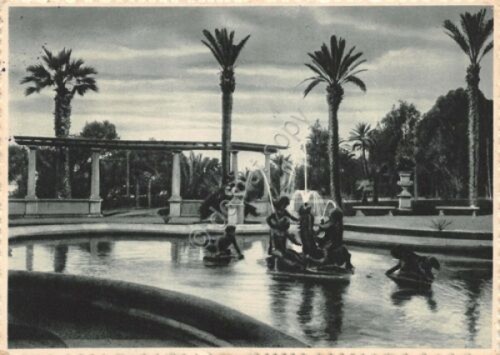 Cartolina San Remo Nuovi Giardini 1940