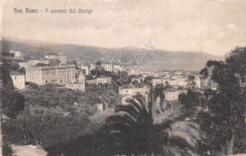 Cartolina San Remo panorama da Alberigo