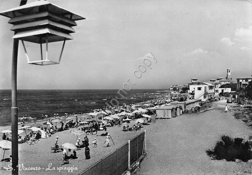 Cartolina San Vincenzo Spiaggia