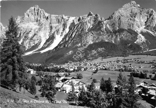Cartolina San Vito Cadore Panorama con Cima Marcora 1963 Foto …