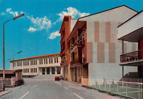 Cartolina Sannazzaro dei Burgundi Scuole Medie