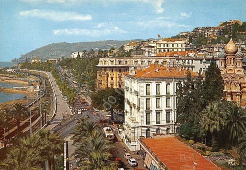 Cartolina Sanremo Corso e Passeggiata Imperatrice