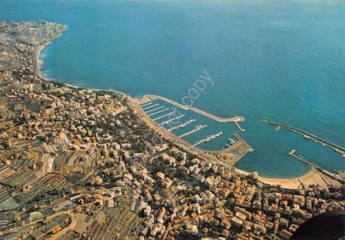 Cartolina Sanremo panorama aereo anni '90