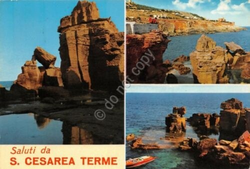Cartolina Santa Cesarea Terme Vedute 1973 (Lecce)