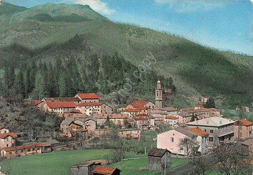 Cartolina Santa Maria del Taro panorama anni '70 segnata