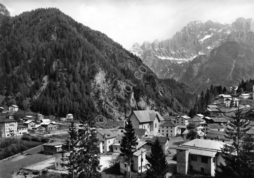 Cartolina Santa Maria delle Grazie Panorama e Monte Civetta 1987
