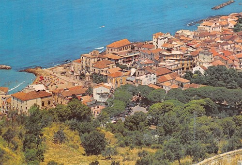 Cartolina Santa Maria di Castellabate panorama case anni '80