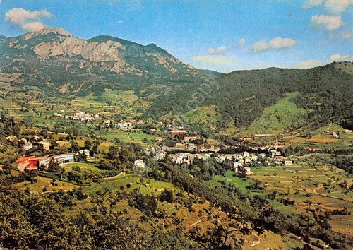 Cartolina Santo Stefano d'Aveto panorama Monte Maggiorasca 1965