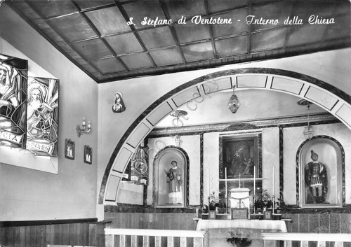 Cartolina Santo Stefano di Ventotene Chiesa interno
