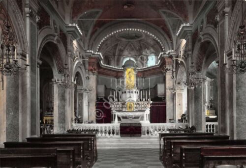 Cartolina Santuario N.S. di Monte Spineto Chiesa interno