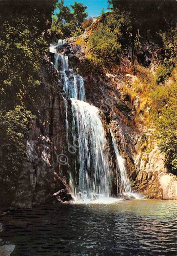 Cartolina Santulussurgiu Cascata dei Mulini