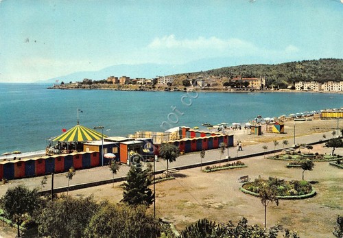 Cartolina Sapri Lido La Capricciosa e nuova via lungomare spiaggia …