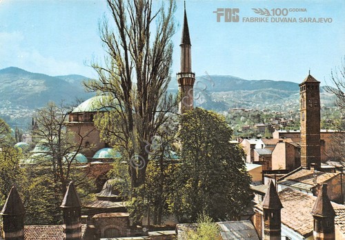 Cartolina Sarajevo Fabrike Duvana 100 godina anni '80