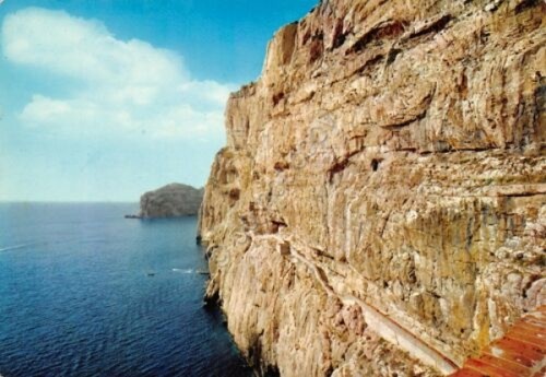 Cartolina Sardegna Alghero Escal del Cubirol (Sassari)