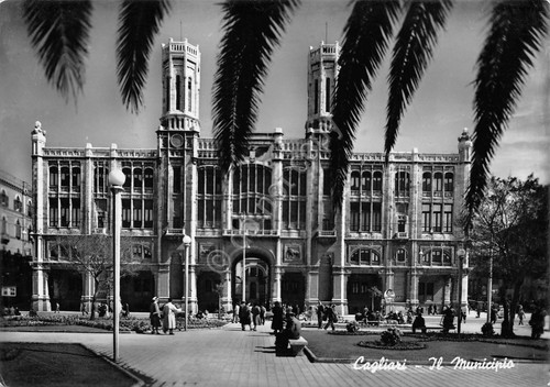 Cartolina Sardegna Cagliari Municipio