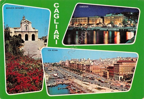 Cartolina Sardegna Cagliari Vedutine 1987
