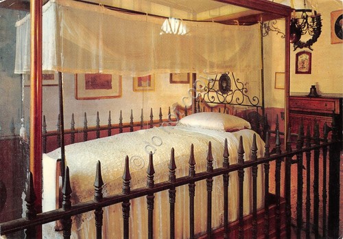 Cartolina Sardegna Caprera Letto di Garibaldi 1971 (Sassari)