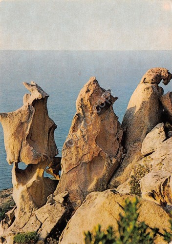 Cartolina Sardegna Costa Paradiso Rocce di Lu Diaulu 1979 (Sassari)