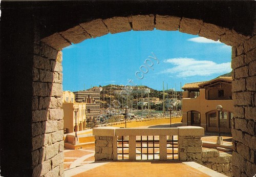 Cartolina Sardegna Costa Smeralda Porto Cervo panorama parziale 1987 (Sassari)