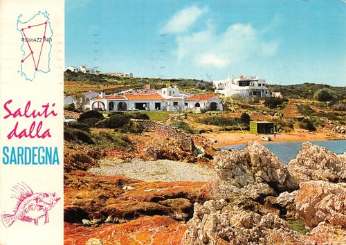 Cartolina Sardegna Costa Smeralda Romazzino 1981