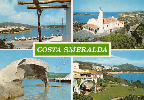 Cartolina Sardegna Costa Smeralda Vedutine 1977 (Sassari)
