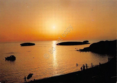 Cartolina Sardegna Cuglieri Oristano S'Archittu Tramonto