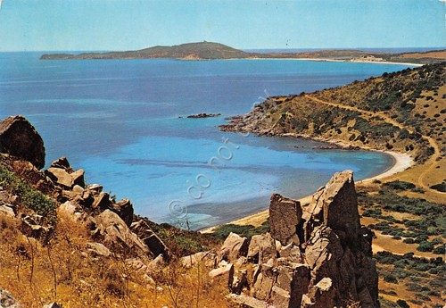 Cartolina Sardegna Golfo di Cagliari Villasimius 1977