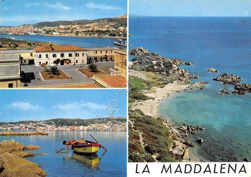 Cartolina Sardegna La Maddalena Vedute 1966