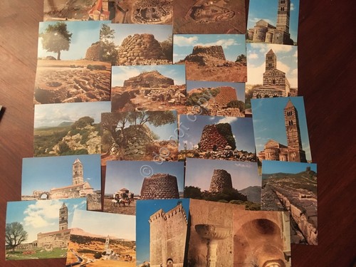 Cartolina Sardegna lotto di 40 cartoline varie nuraghe chiese