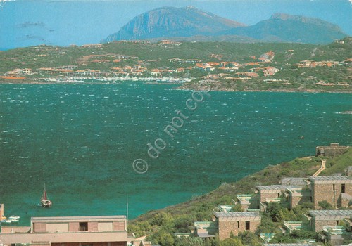Cartolina Sardegna Porto Rotondo panorama da Portisco