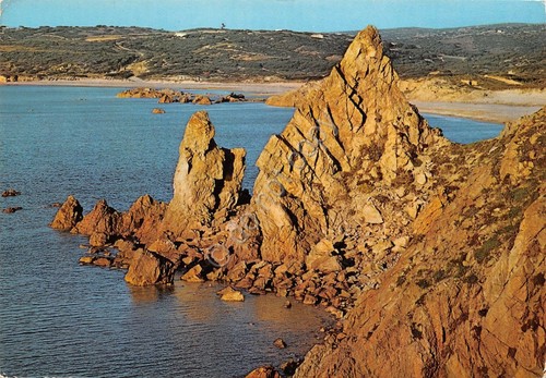 Cartolina Sardegna Rena Mayore la costa 1978 (Sassari)