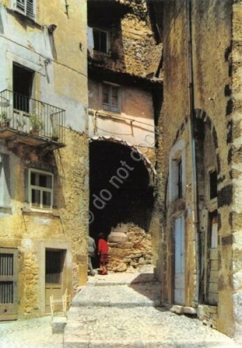 Cartolina Scanno Arco San Eustachio