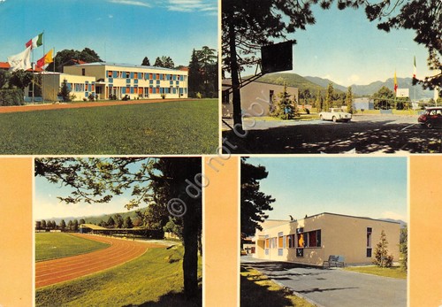 Cartolina Schio Centro Tecnico Atletica leggera vedute varie anni '80