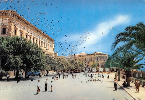 Cartolina Sciacca Palazzo Scandaliato animata 1966