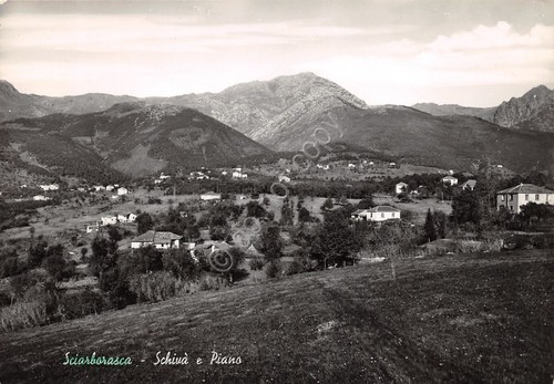 Cartolina Sciarborasca Schivà e Piano panorama