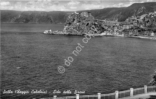 Cartolina Scilla Lido delle Sirene