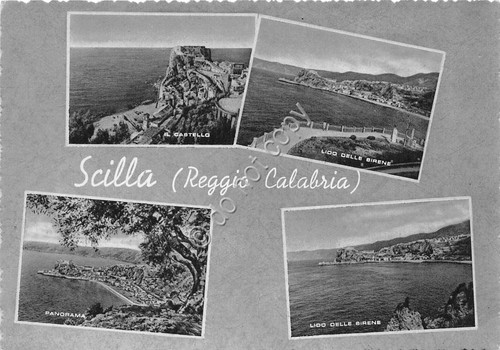 Cartolina Scilla Saluti da Vedutine (Altre tematiche)