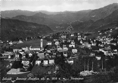 Cartolina Selvino Panorama 1953 (Bergamo)