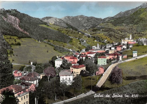 Cartolina Serina Panorama 1958