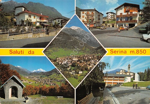 Cartolina Serina vedute 1982 (Bergamo)