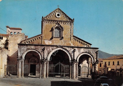 Cartolina Sessa Aurunca Duomo 1970