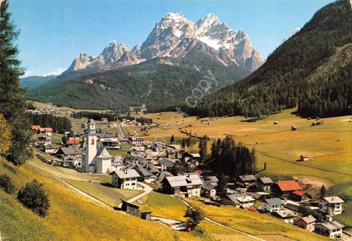 Cartolina Sesto Croda Rossa Dolomiti (Bolzano)