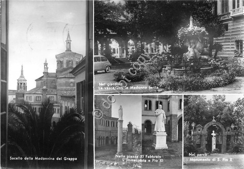 Cartolina Sestri Levante Opera Madonnina del Grappa vedutine 1964
