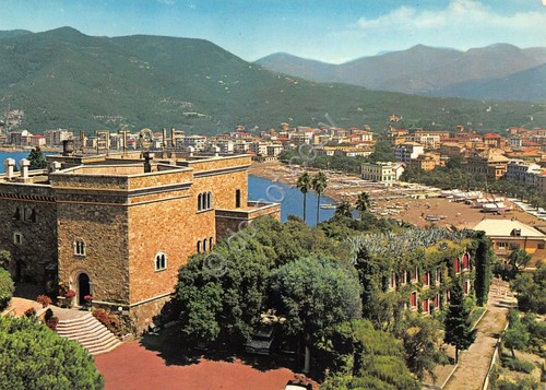 Cartolina Sestri Levante panorama da Hotel dei Castelli anni '60