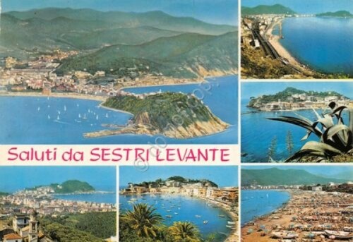 Cartolina Sestri Levante Vedute 1987 (Genova)