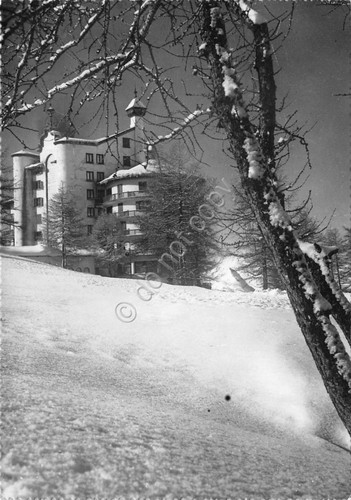 Cartolina Sestriere Albergo Principe di Piemonte 1953 (Torino)