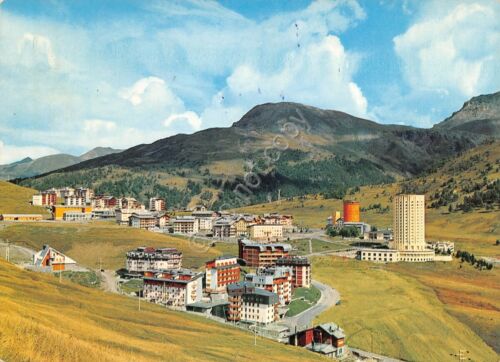 Cartolina Sestriere panorama 1971 (Torino)