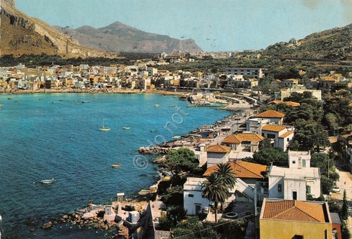 Cartolina Sferracavallo Panorama 1977 (Palermo)