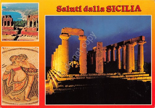 Cartolina Sicilia vedute 1990 (Palermo)