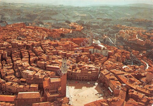 Cartolina Siena Panorama aereo 1981
